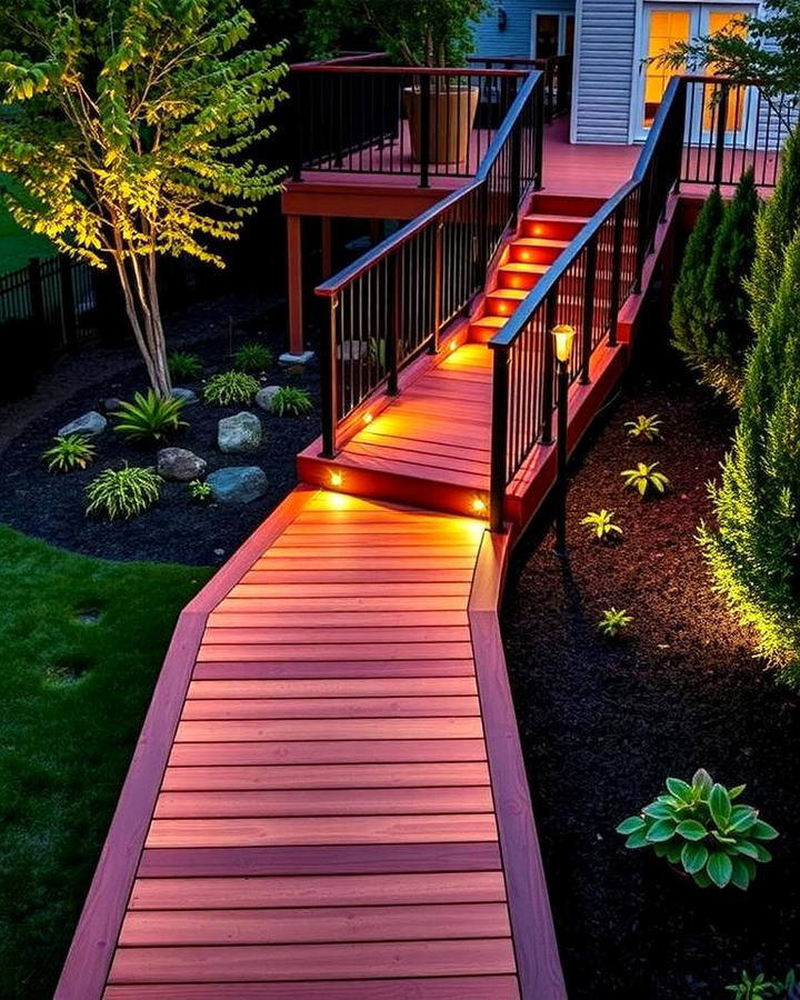 Elevated Composite Deck Pathways