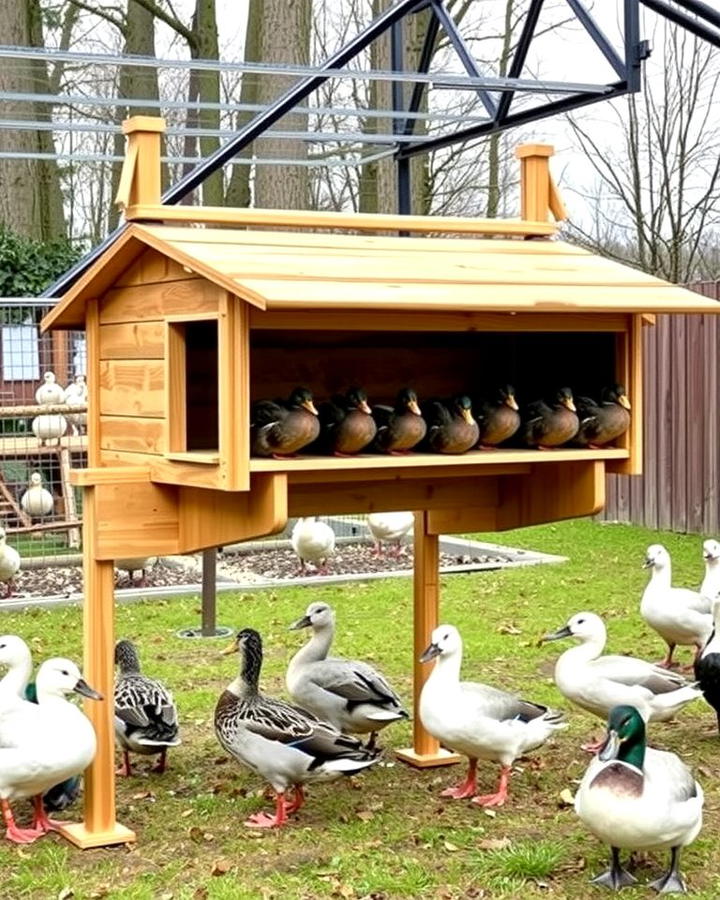 Elevated Duck House for Predator Safety