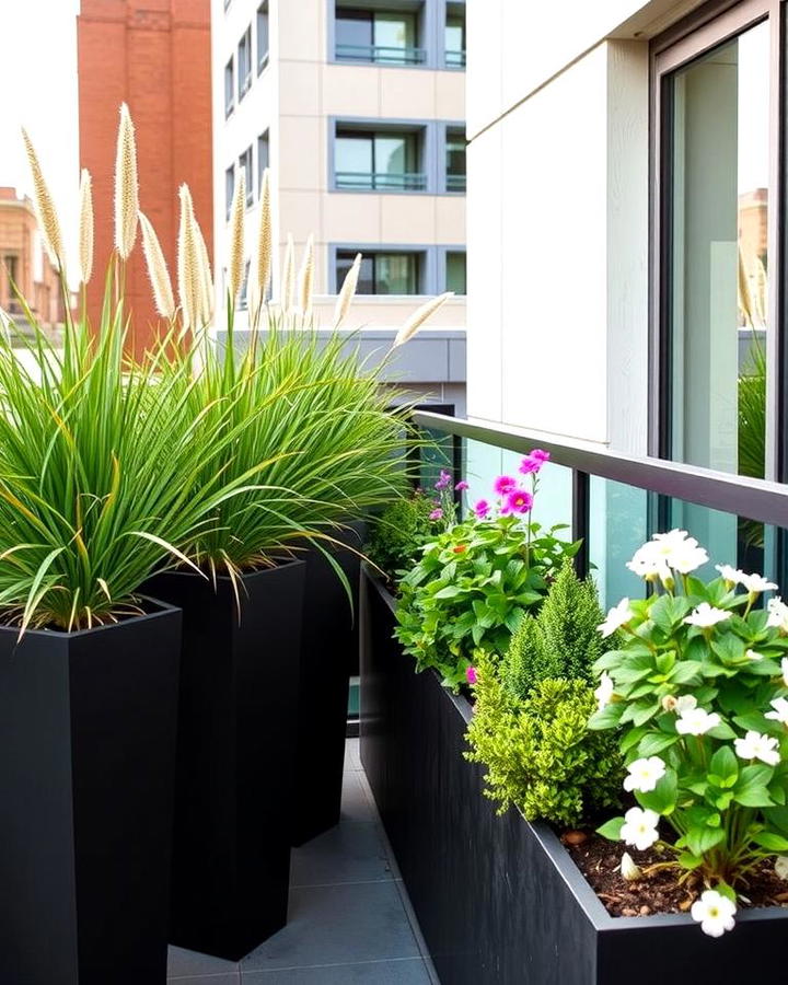 Elevated Planters for a Green Border