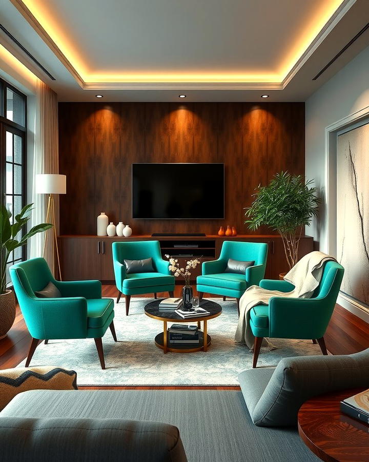 Emerald Green Accent Chairs for Boldness