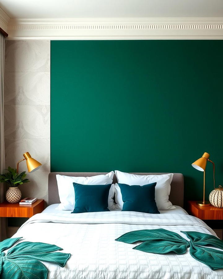 Emerald Green Accent Wall