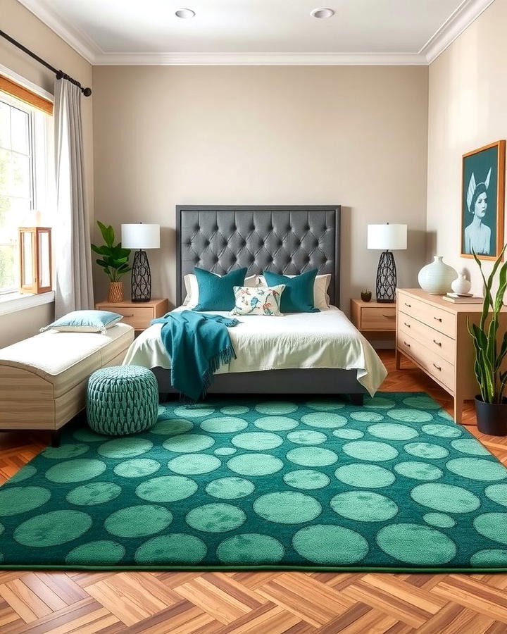 Emerald Green Area Rug 2