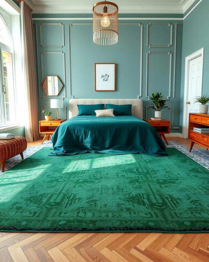 Emerald Green Area Rug