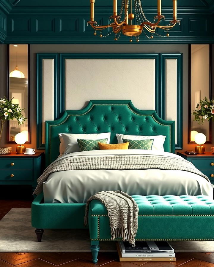 Emerald Green Bed Frame