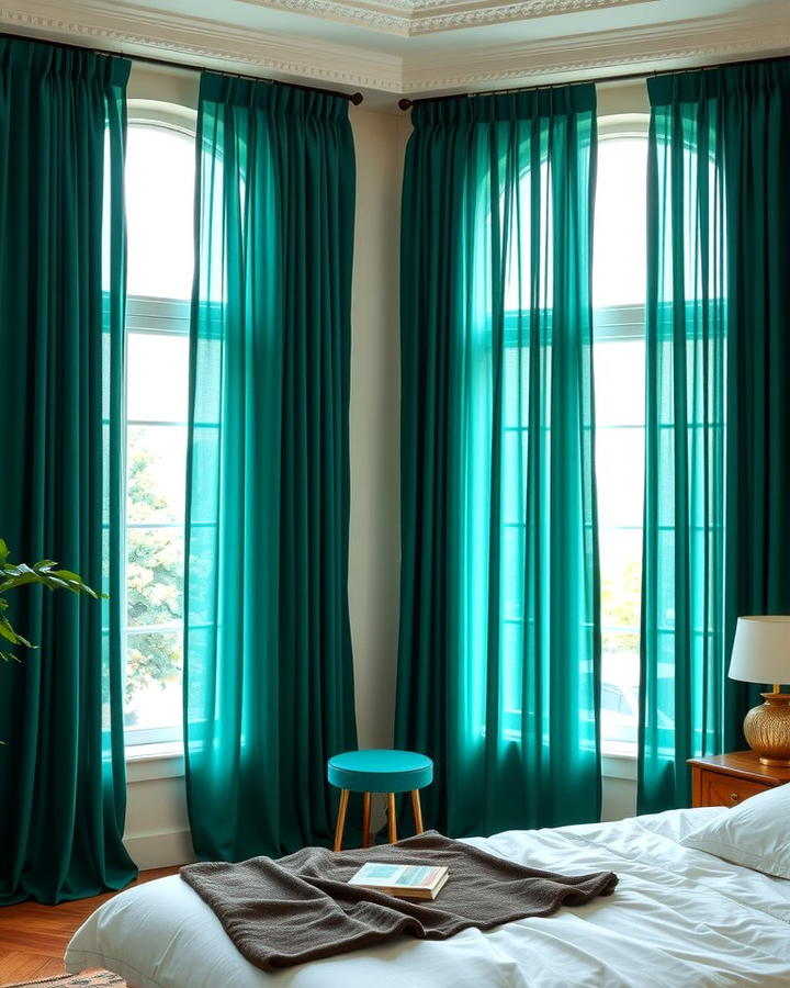 Emerald Green Curtains 2