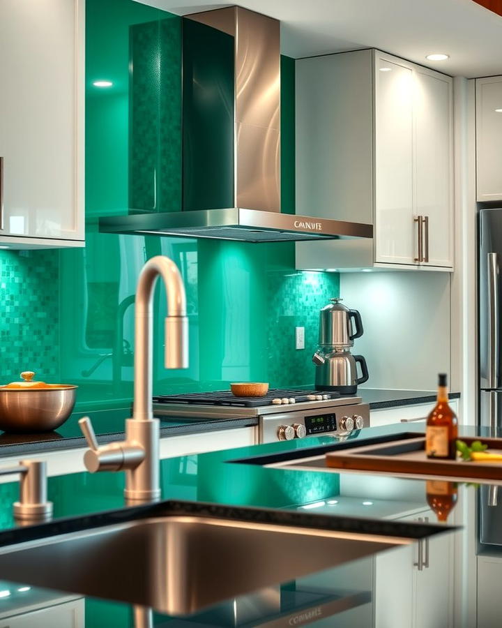 Emerald Green Glass for Modern Sophistication