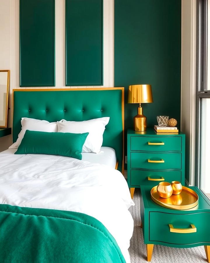 Emerald Green Nightstands