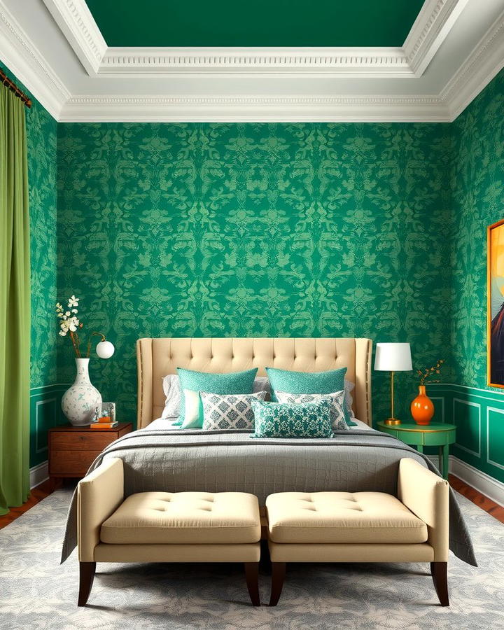 Emerald Green Wallpaper