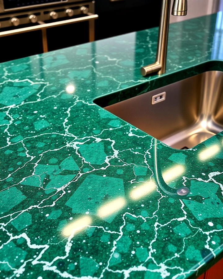 Emerald Pearl Granite Countertop for Kitchen