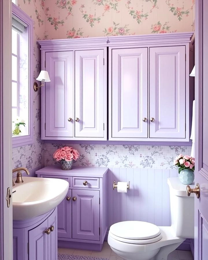 Enchanting Lavender Cabinets