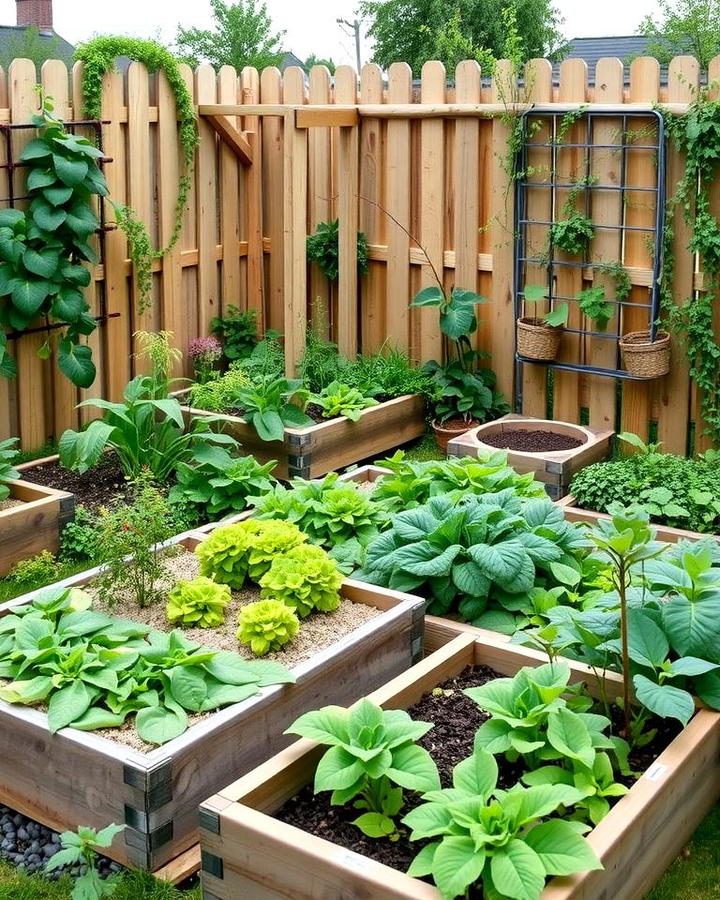 Enclosed Edible Garden