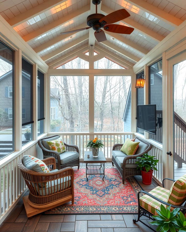 Enclosed Porch Deck