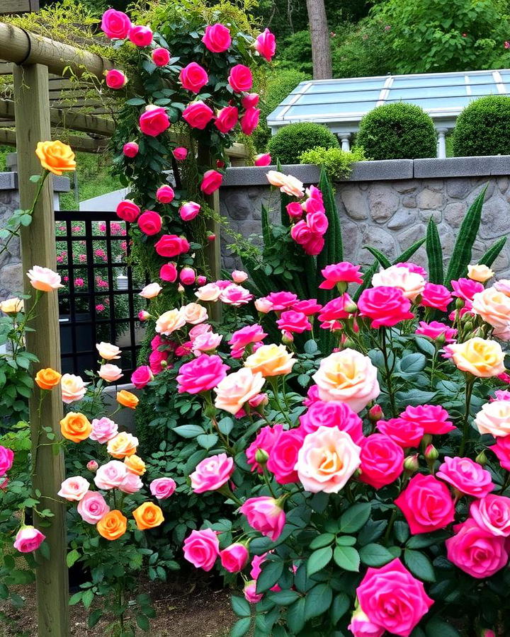 Enclosed Rose Garden