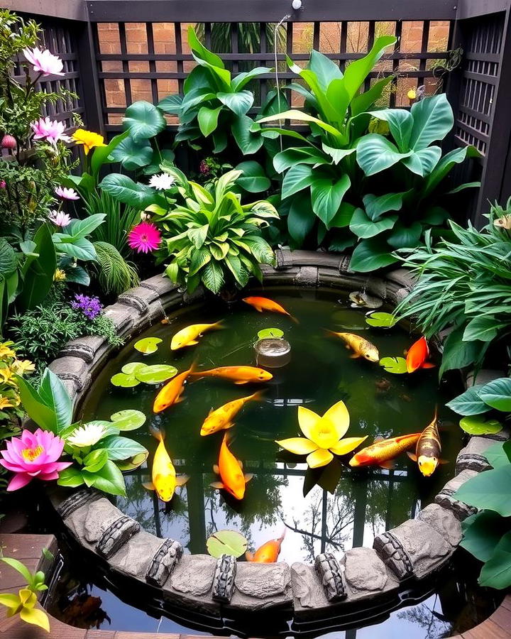 Enclosed Water Garden