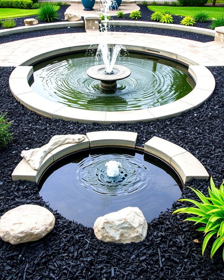 Enhancing Water Features with Black Mulch