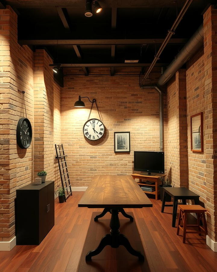 Exposed Brick and Ceiling Combo