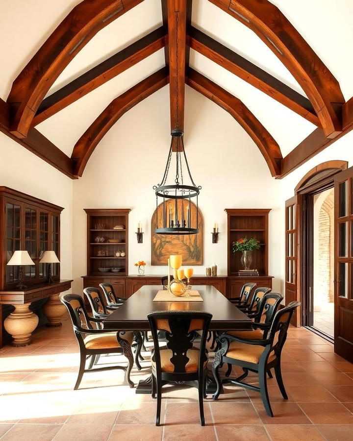 Exposed Wooden Beams