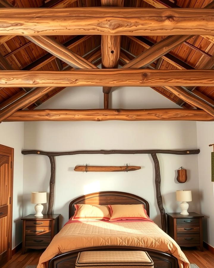 Exposed Wooden Beams