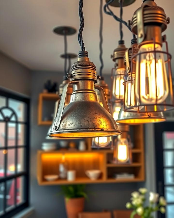 Factory Inspired Pendant Lights