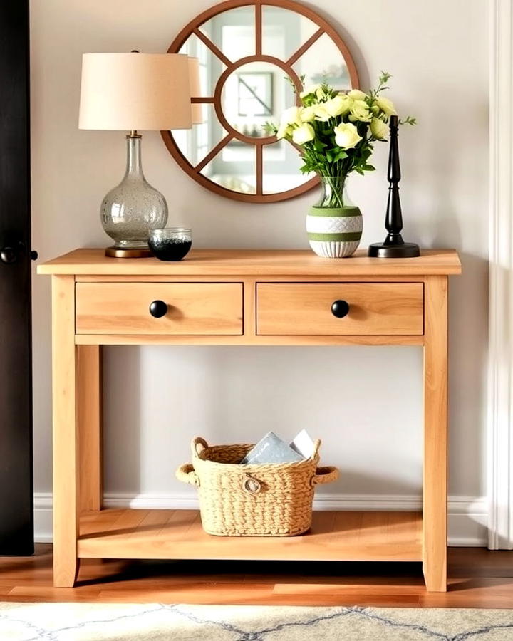 Farmhouse Console Table Plan