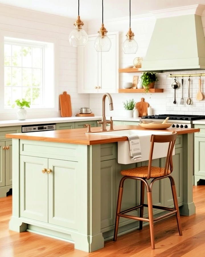 Farmhouse Flair with Apron Front Sink