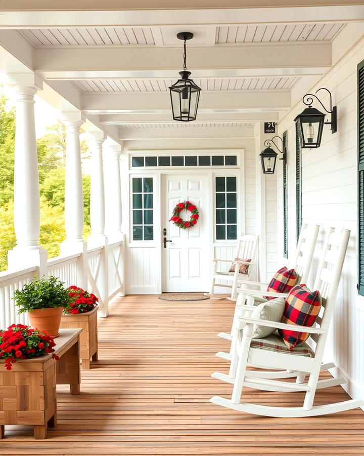 Farmhouse Inspired Porch