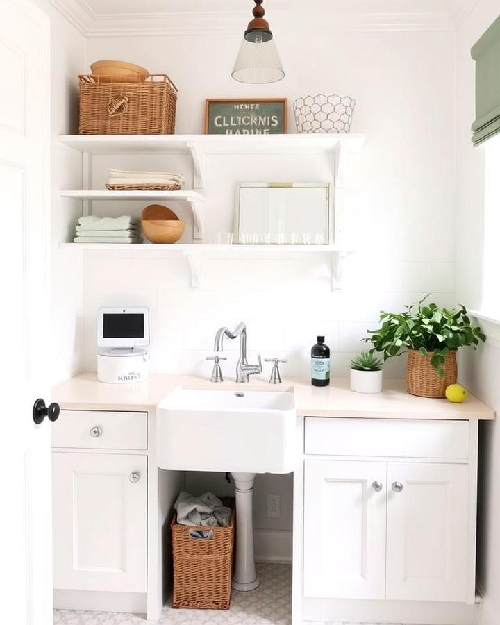 Farmhouse Sink in White