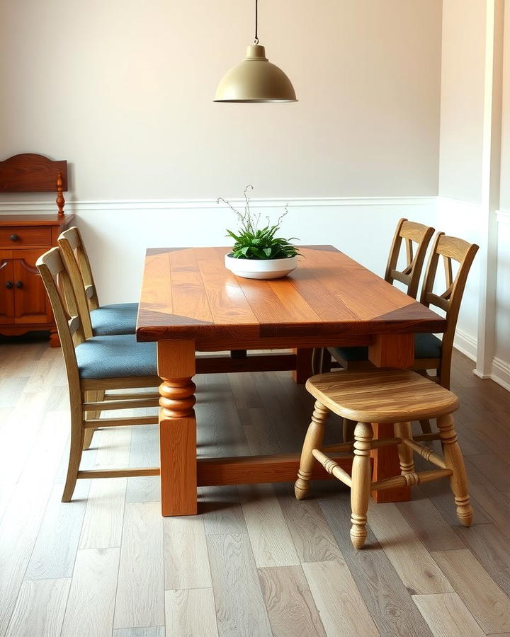 Farmhouse Style Dining Table