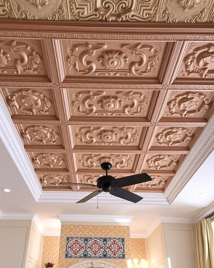 Faux Ceiling Panels for Added Dimension