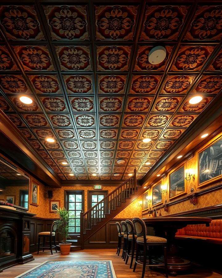 Faux Tin Ceiling Panels