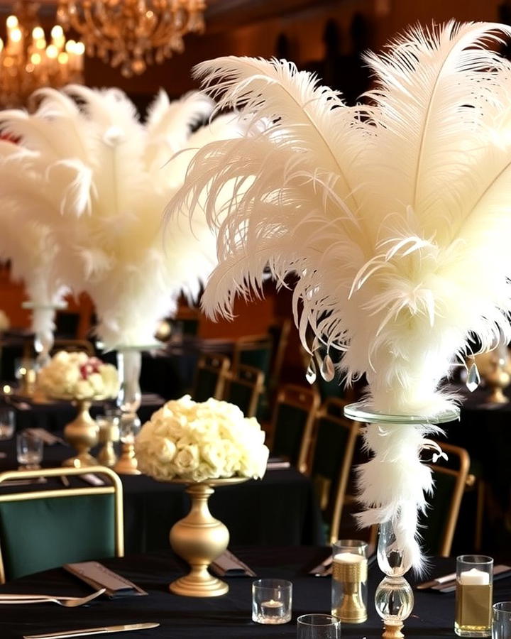 Feathered Centerpieces