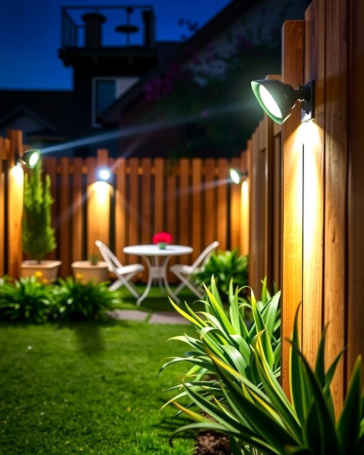 Fence Mounted Spotlights 2