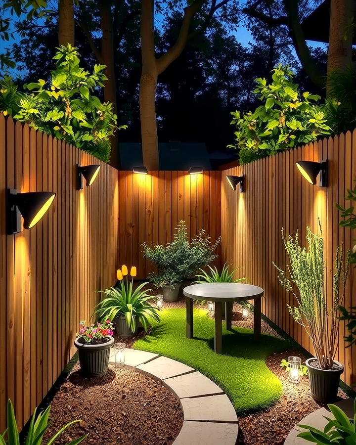 Fence Mounted Spotlights