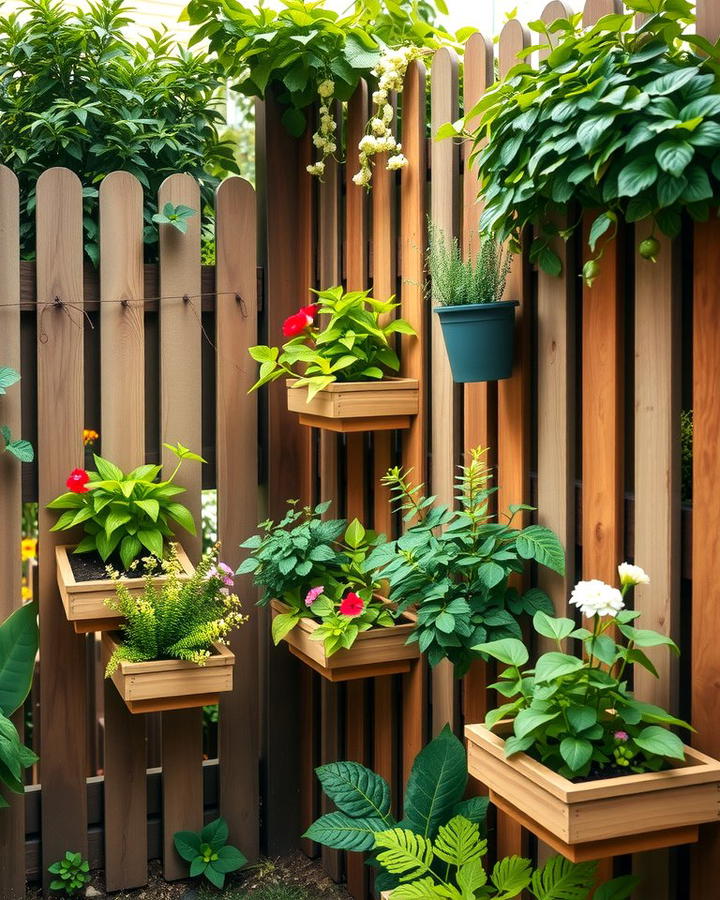 Fence Planter Boxes