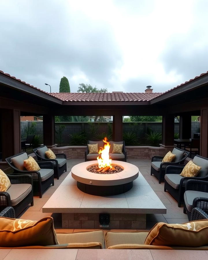 Fire Pit Centerpiece