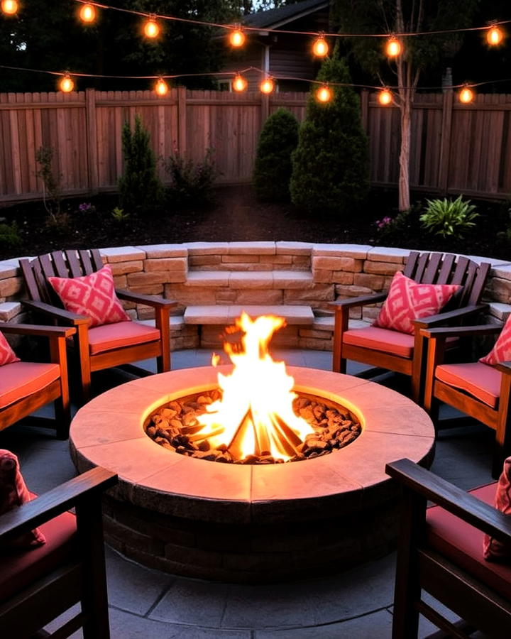 Fire Pit Lighting to Add Warmth