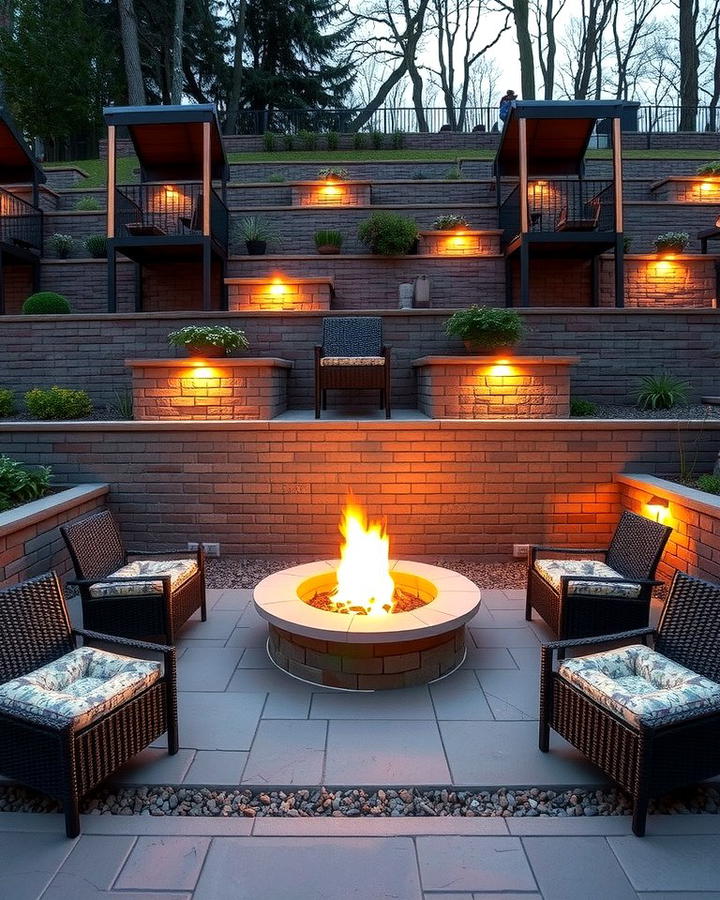 Fire Pit Lounge Area