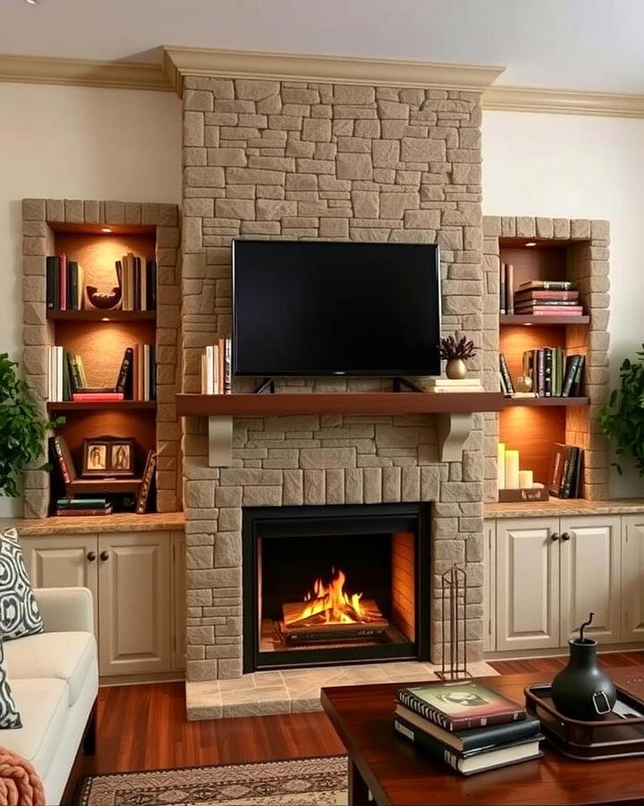 Fireplace Wall Niches