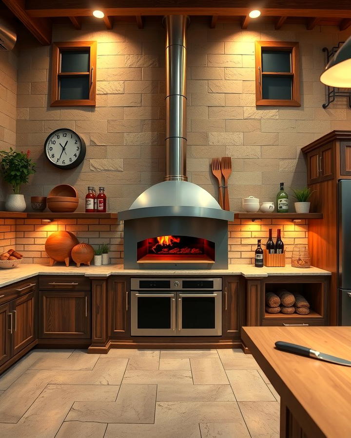 Fireplaces with Integrated Pizza Ovens