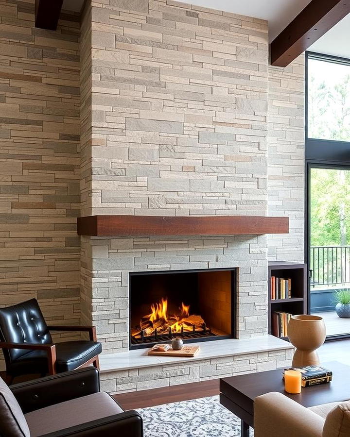 Fireplaces with Stone Cladding