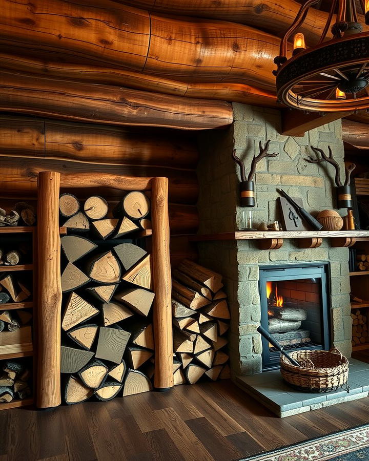 Firewood Storage Nook