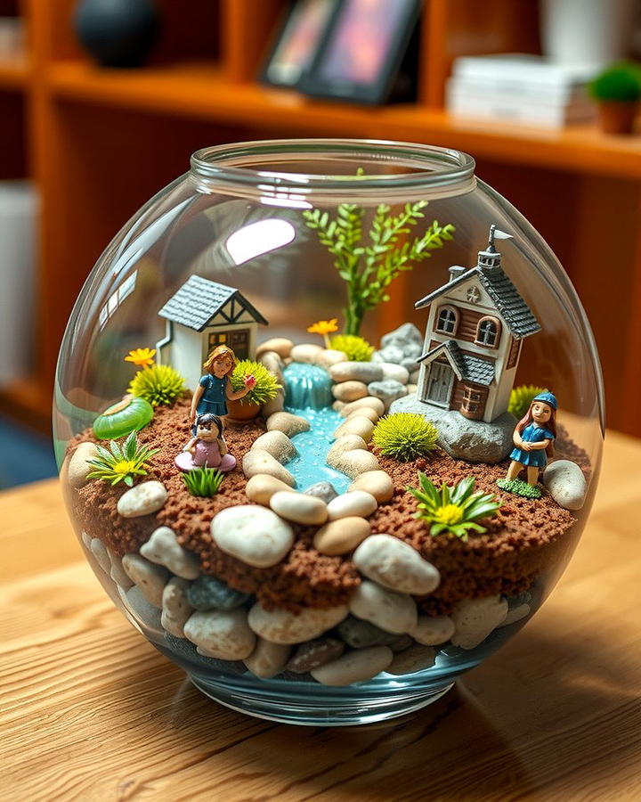 Fishbowl Fairy Garden