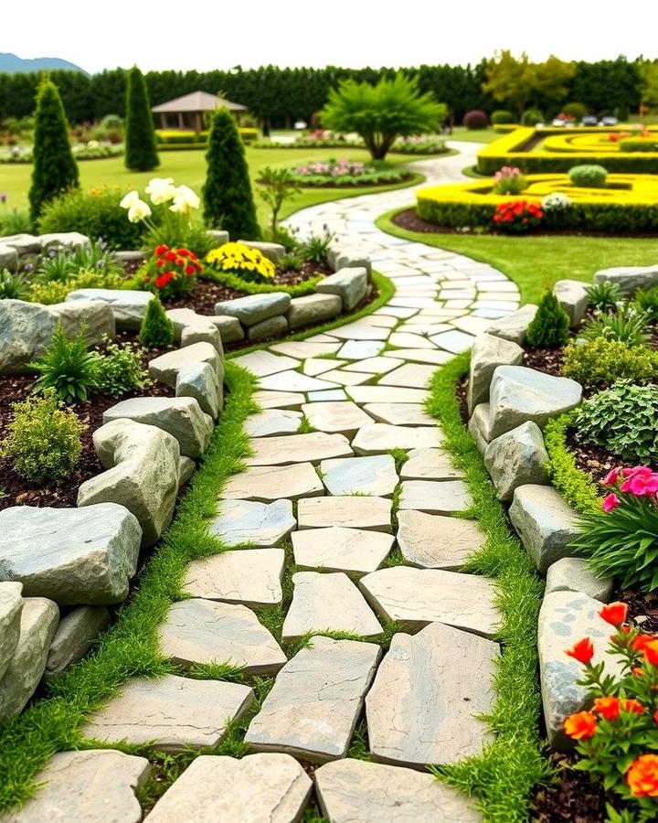 25 Curved Walkway Ideas for a Charming Garden Path