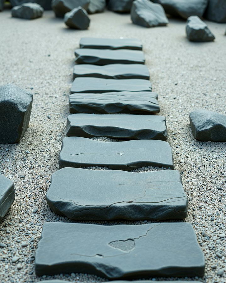 Flagstone Steps for Zen Gardens