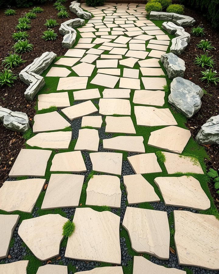 Flagstone Walkway