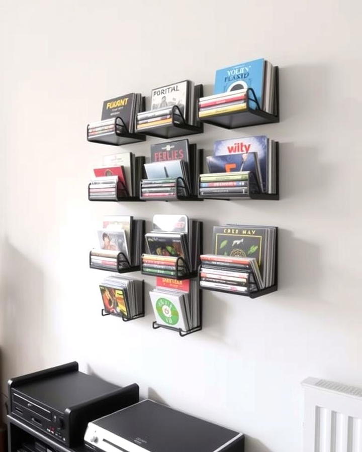 Floating CD Racks