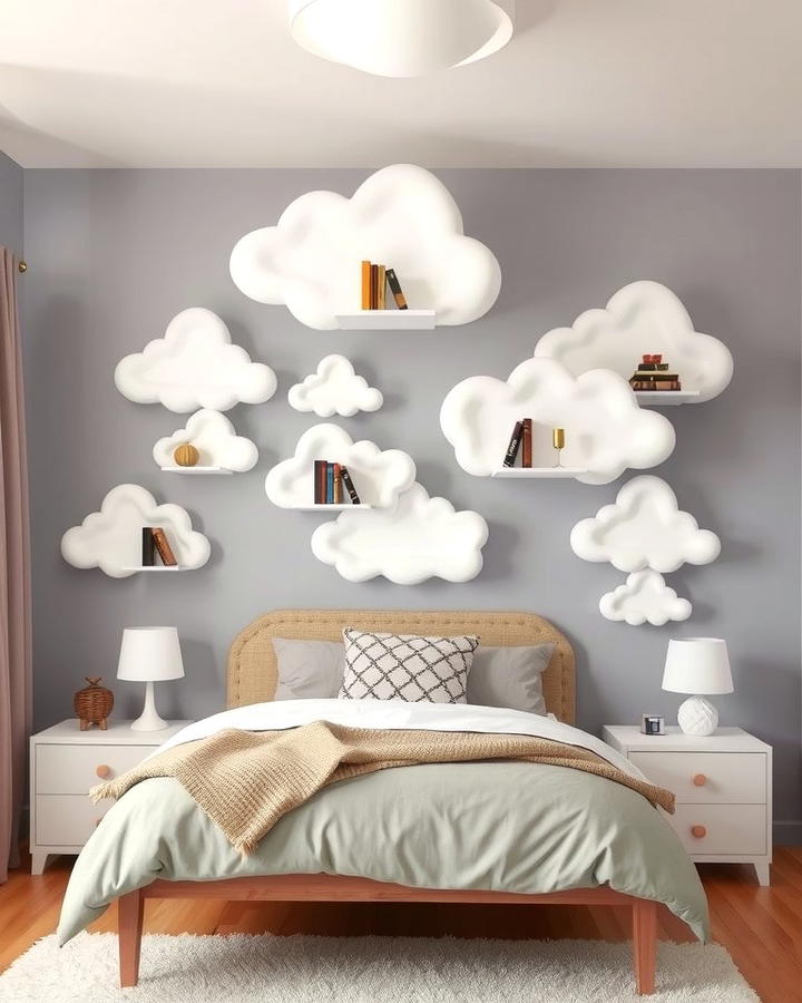 Floating Cloud Shelves