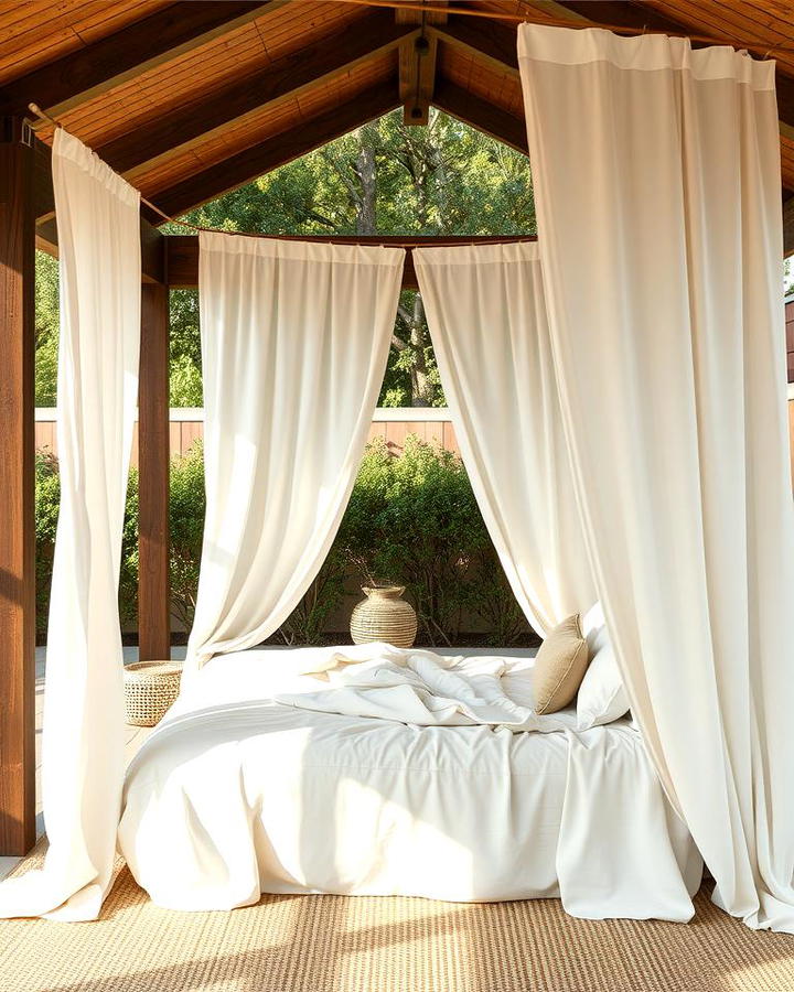Floating Curtains for Privacy