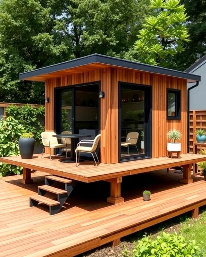 Floating Deck Office