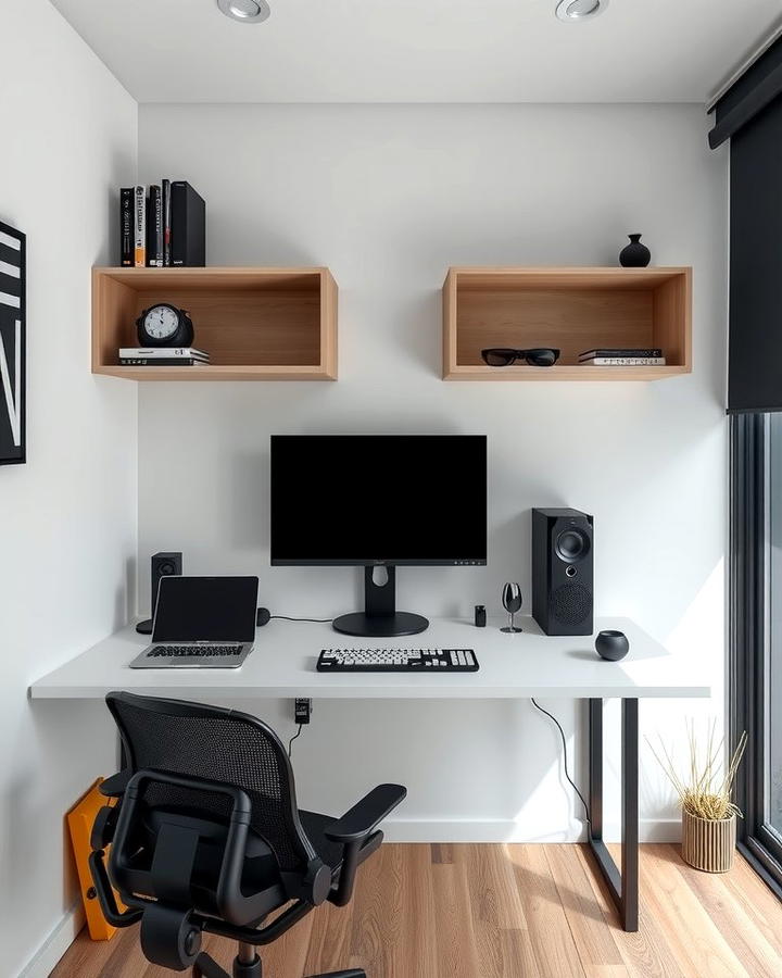 Floating Desk Setup